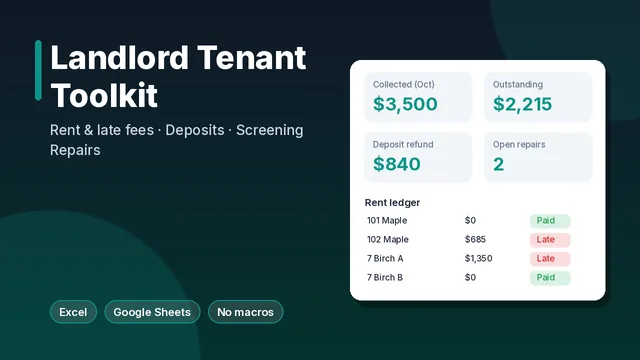 Landlord Tenant Toolkit cover
